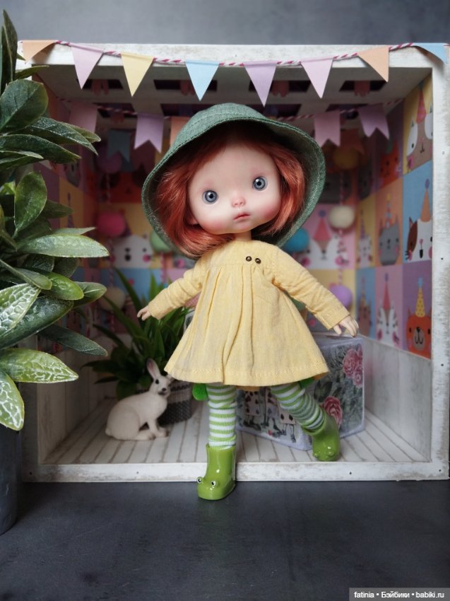 Яркий комплект с обувью для малышек Монст (фото 5)