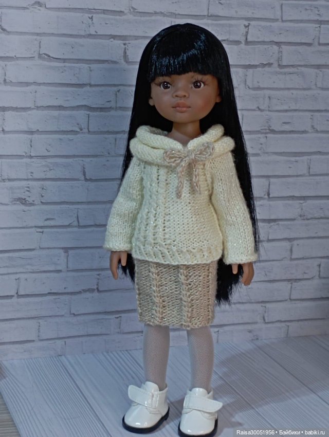 Юбка, кофта для кукол Паола Рейна 32-34 см (фото 3)