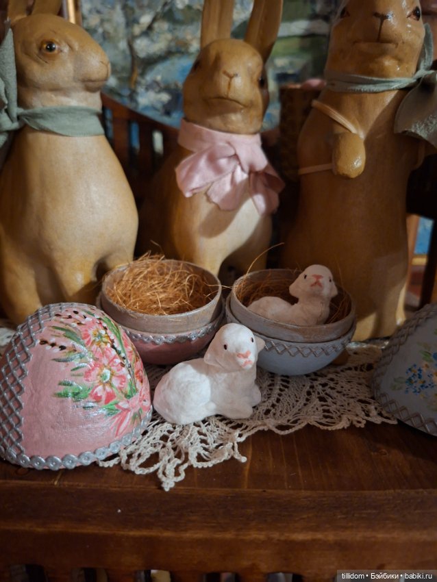 Яйца бонбоньерки(сюрпризницы) в антикварном стиле (фото 5)