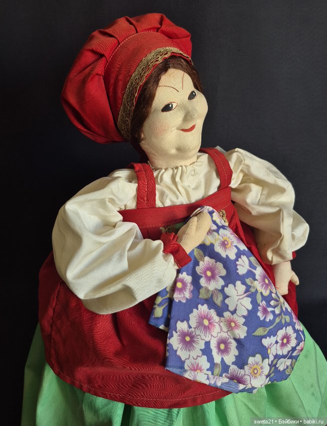 Кукла-грелка на чайник СССР