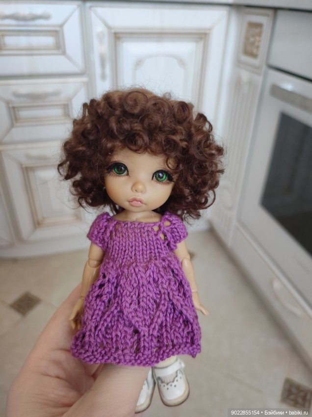 Продам очень красивый паричок из локонов козочки размер 5-6 (фото 6)