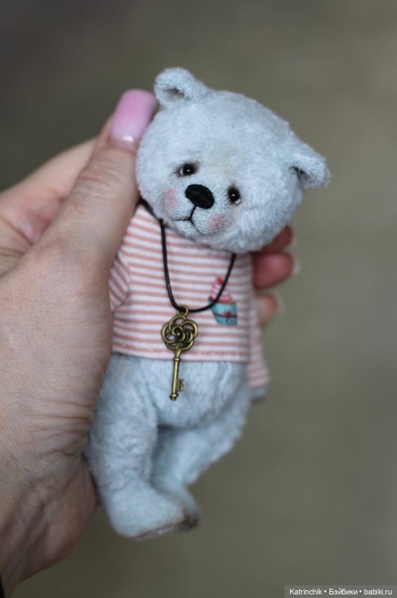 Мишка тедди 14 см — Авторские игрушки (фото 2)