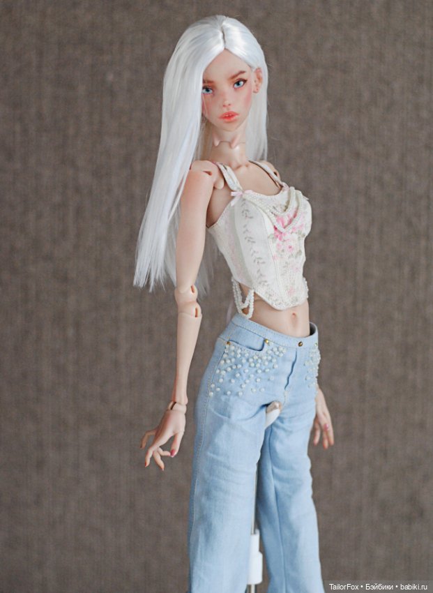 Шикарный комплект для Химеры: корсет и джинсы с бисером (фото 7)