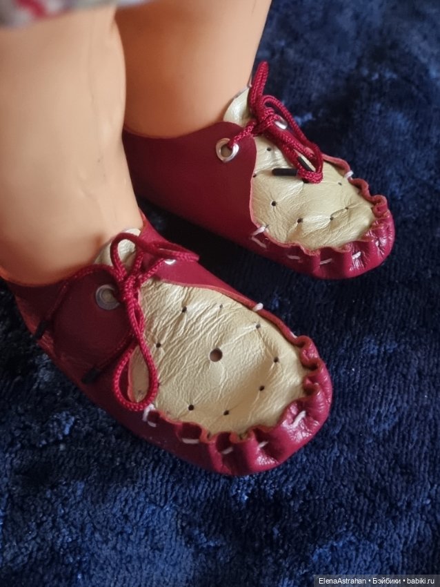 Туфельки Пинетки Обувь Кукла целлулоидная ОХК (фото 3)