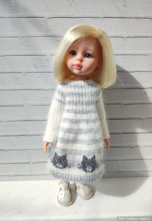 Платье Котики 2 для кукол Паола Рейна Paola Reina (фото 3)