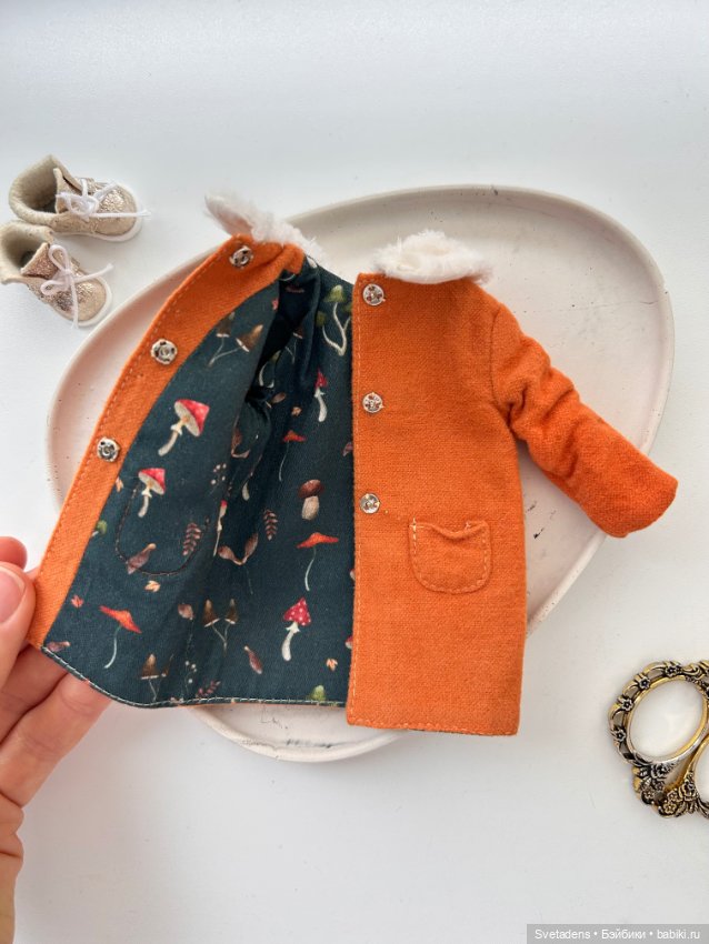 Пальто для куклы блайз — Одежда для BJD (фото 3)