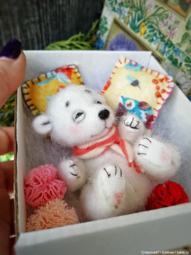 Мишка счастливые глазки — Авторские игрушки