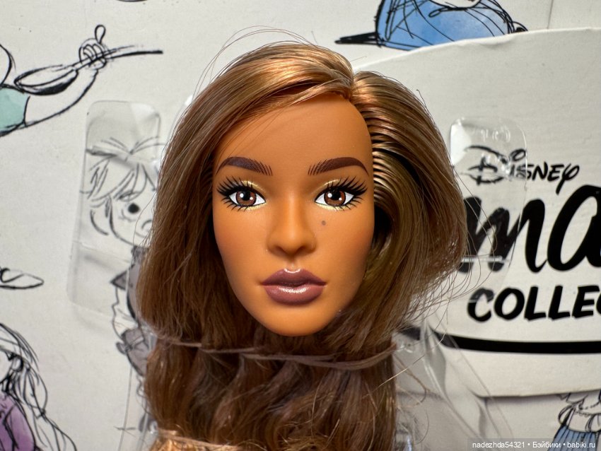 Голова Барби Нишель из конструктора №1 (2) (фото 2)