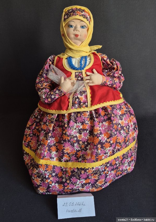 Кукла-грелка на чайник СССР (фото 2)