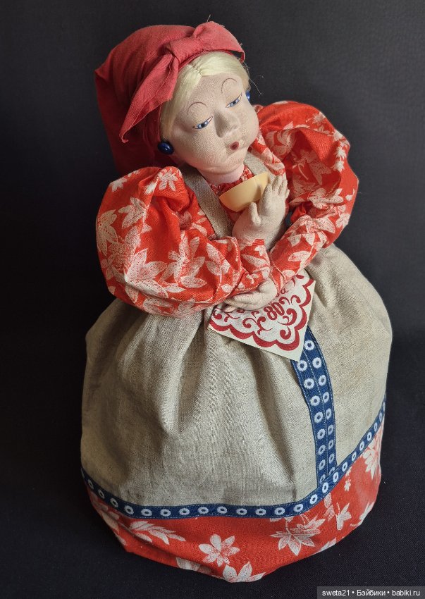 Кукла-грелка на чайник СССР (фото 9)