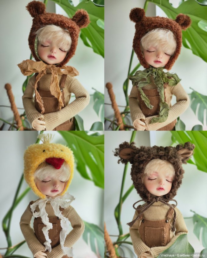Шапочки — Аксессуары для BJD (фото 2)