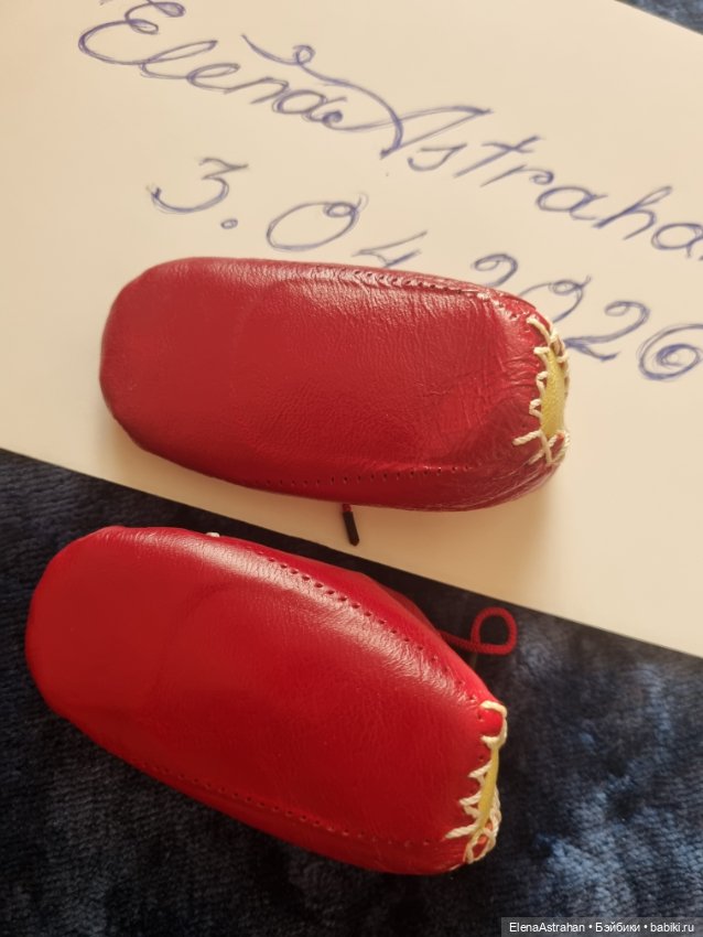 Туфельки Пинетки Обувь Кукла целлулоидная ОХК (фото 8)