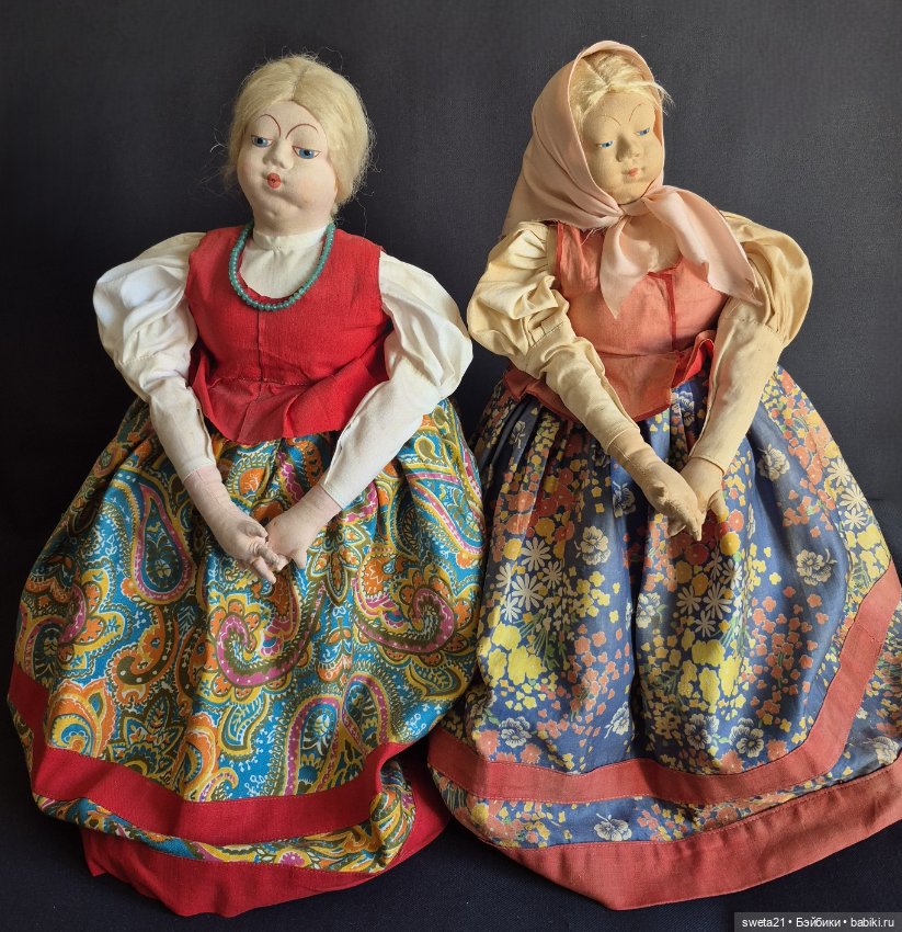 Кукла-грелка на чайник СССР