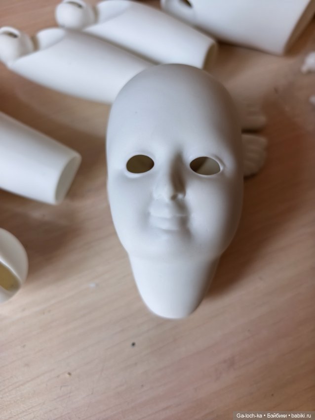 Фарфоровая заготовка для шарнирной куклы (фото 2)