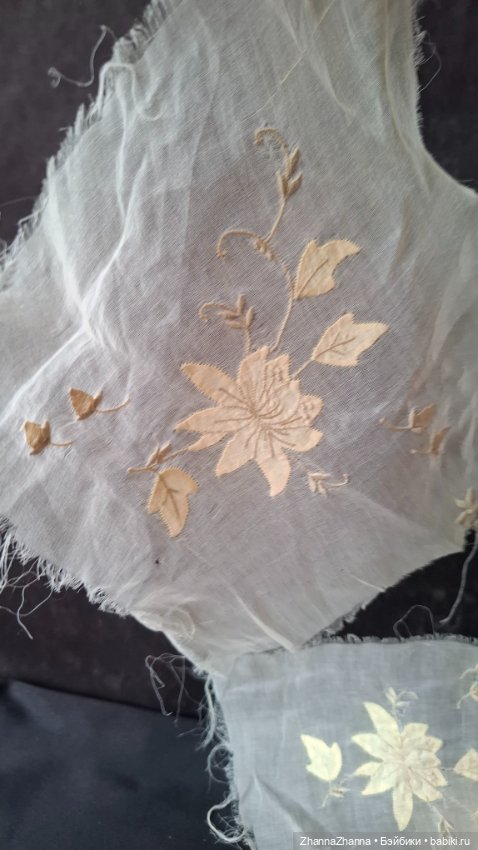 Антикварное кружево элемент Франция (фото 3)