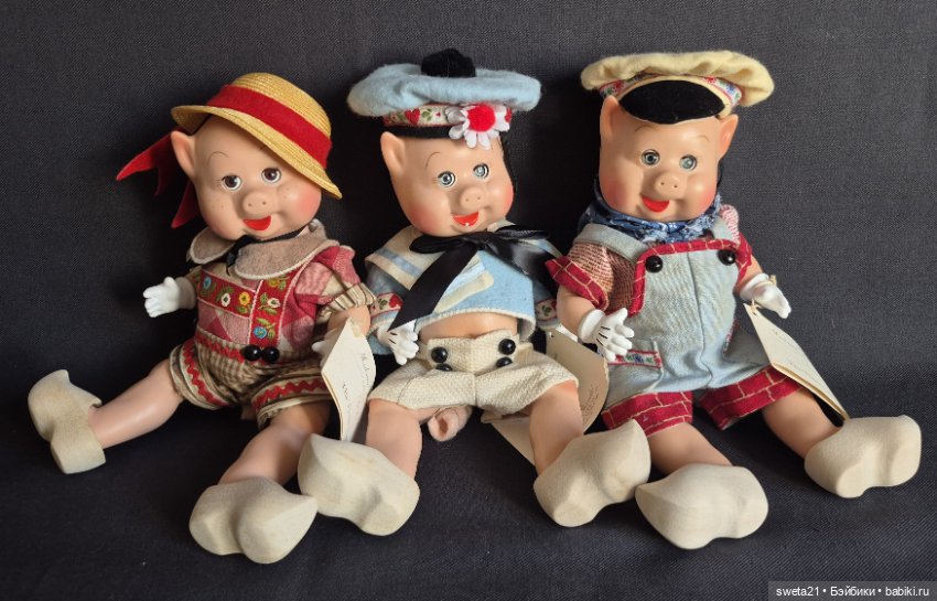 Поросенок Нуф-Нуф. Ниф-Ниф, Наф-Наф, Madame Alexander (продажа лотом) (фото 2)