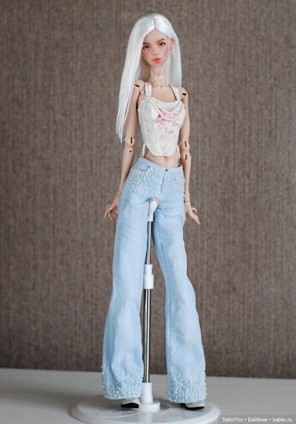 Шикарный комплект для Химеры: корсет и джинсы с бисером (фото 4)