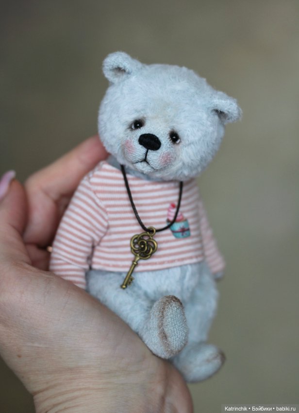 Мишка тедди 14 см — Авторские игрушки (фото 3)