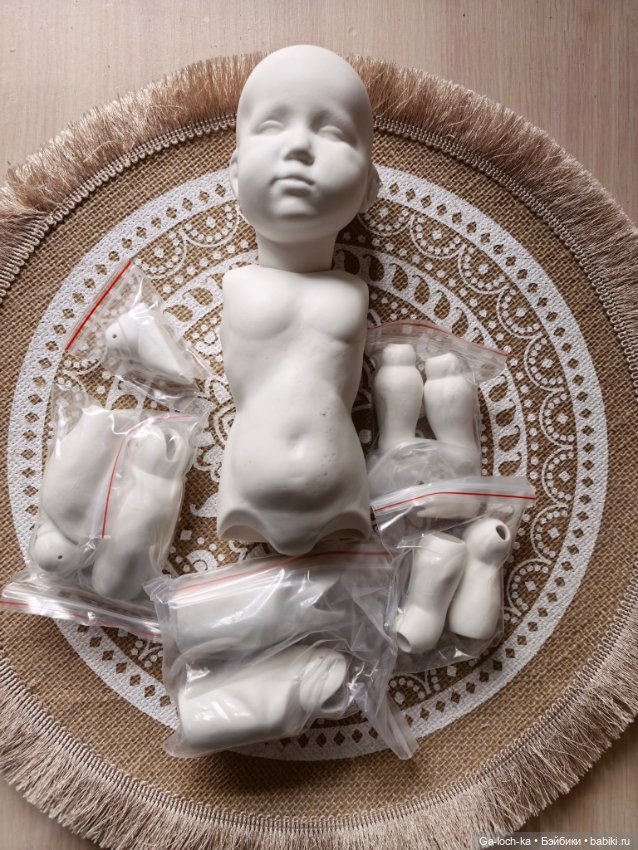 Заготовка куклы из фарфора