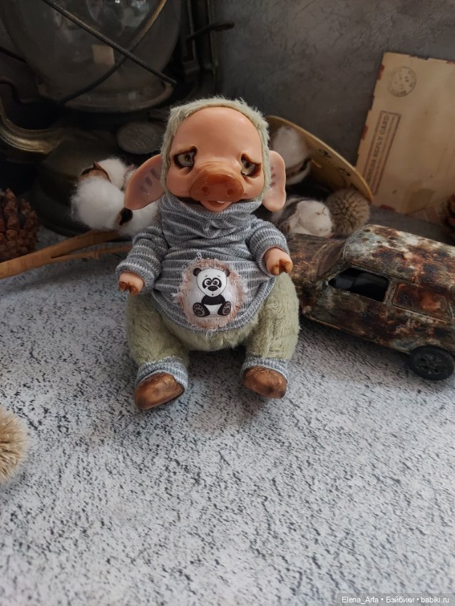 Хрюня — Авторские игрушки (фото 4)
