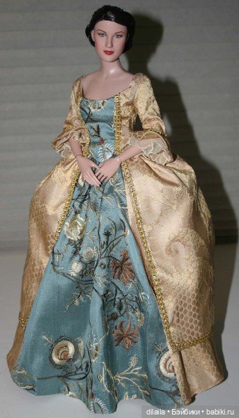 Выкройка PDF в натуральную величину / историческое платье для кукол 40 см Тоннер RTB101 и похожих (фото 2)