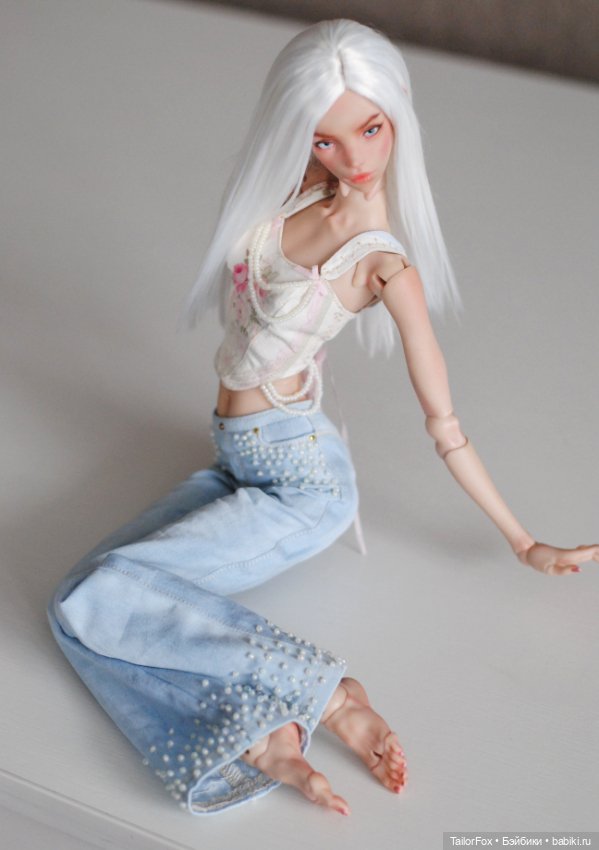 Шикарный комплект для Химеры: корсет и джинсы с бисером (фото 2)