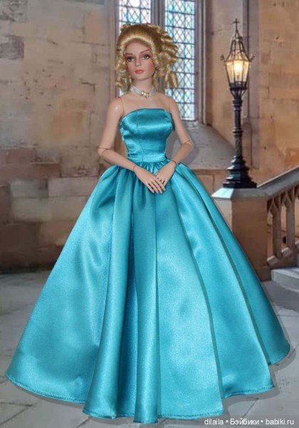 Выкройка PDF в натуральную величину / платье в стиле 18 века для кукол Тоннер Tonner ростом 40-41 см (фото 3)