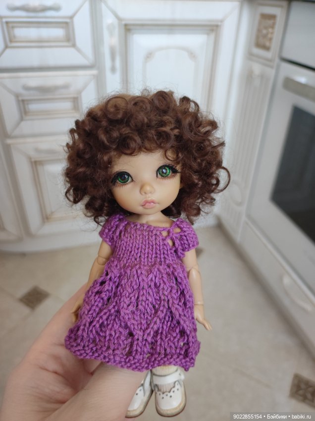 Продам очень красивый паричок из локонов козочки размер 5-6 (фото 3)