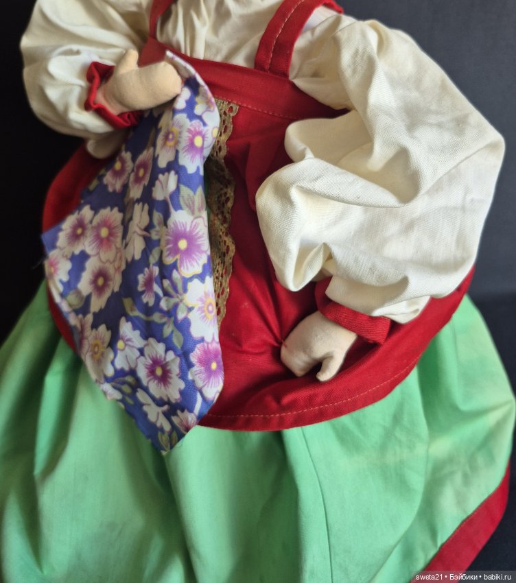 Кукла-грелка на чайник СССР