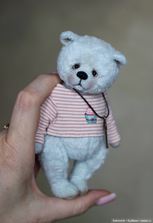 Мишка тедди 14 см — Авторские игрушки (фото 6)