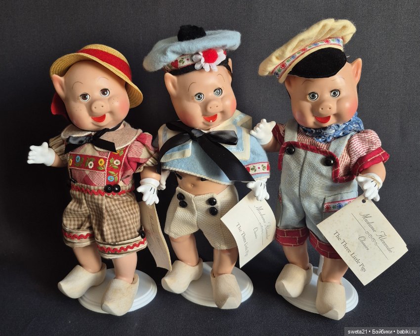 Поросенок Нуф-Нуф. Ниф-Ниф, Наф-Наф, Madame Alexander (продажа лотом)