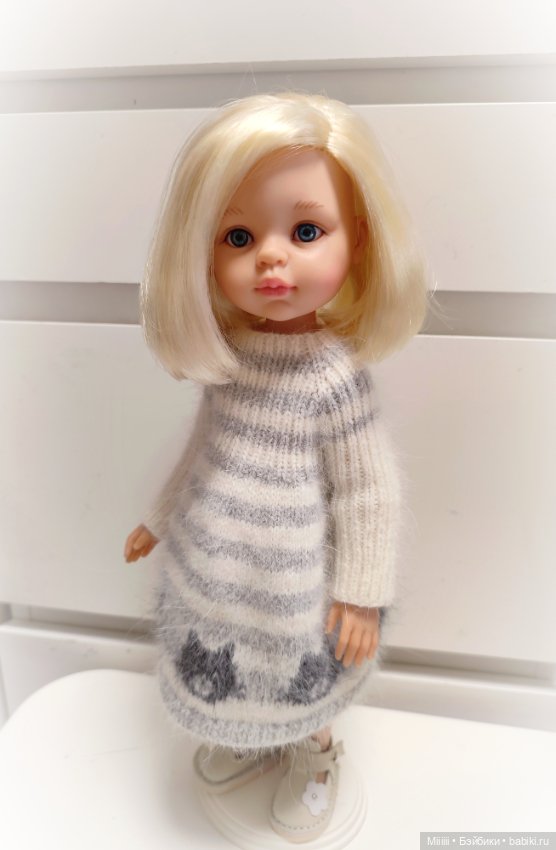 Платье Котики 2 для кукол Паола Рейна Paola Reina