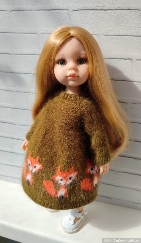 Платье Лисы для кукол Паола Рейна Paola Reina (фото 3)