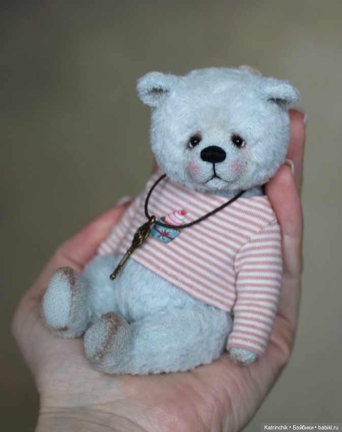 Мишка тедди 14 см — Авторские игрушки (фото 5)