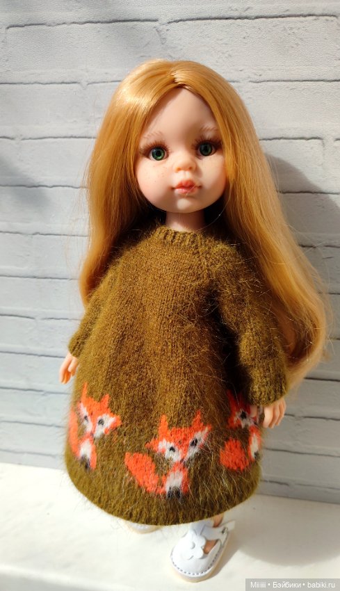 Платье Лисы для кукол Паола Рейна Paola Reina (фото 4)