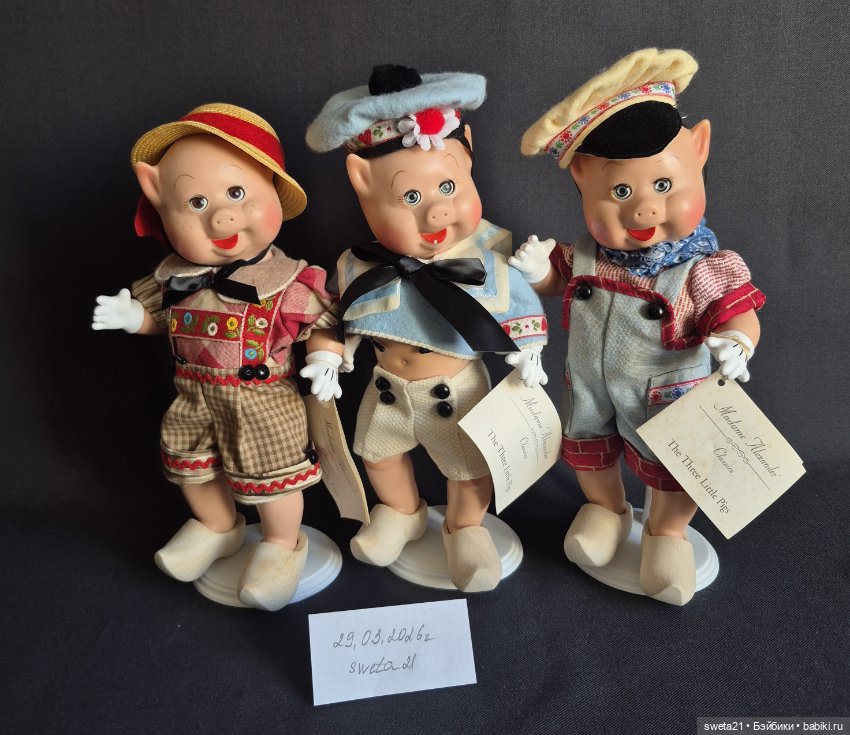 Поросенок Нуф-Нуф. Ниф-Ниф, Наф-Наф, Madame Alexander (продажа лотом) (фото 4)