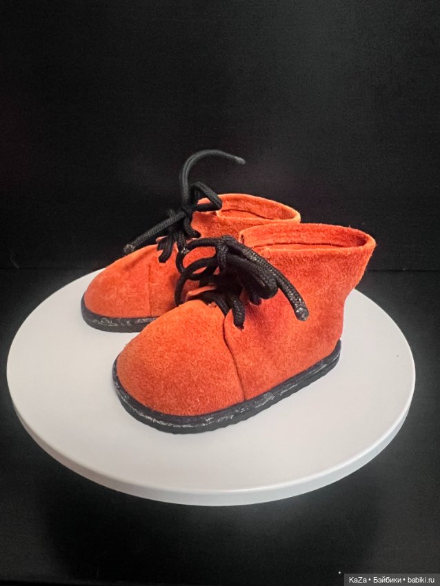 Замшевые ботиночки для кукол Gotz 50 см, Zwergnase