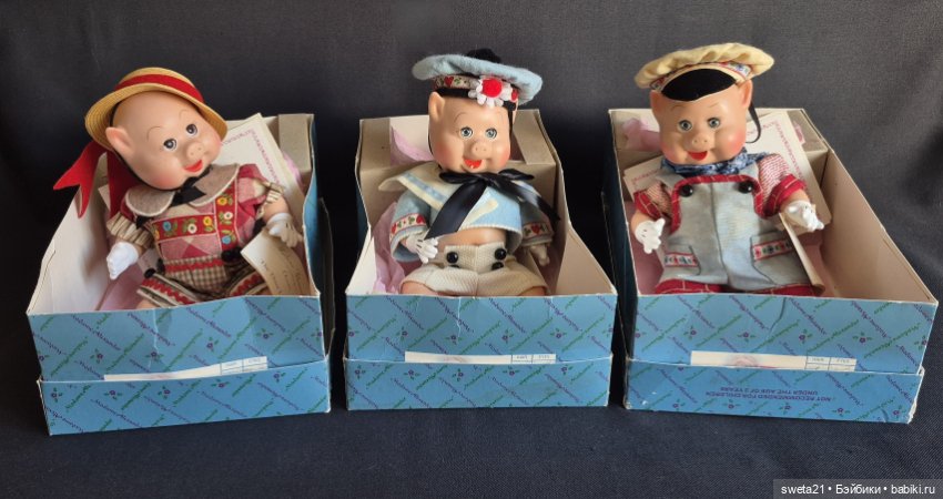 Поросенок Нуф-Нуф. Ниф-Ниф, Наф-Наф, Madame Alexander (продажа лотом)