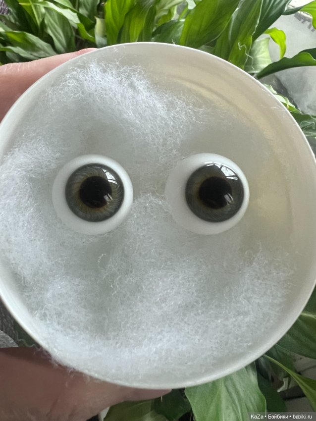 Глаза для кукол стекло Lauscha (24 и 26 мм)