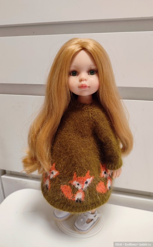 Платье Лисы для кукол Паола Рейна Paola Reina