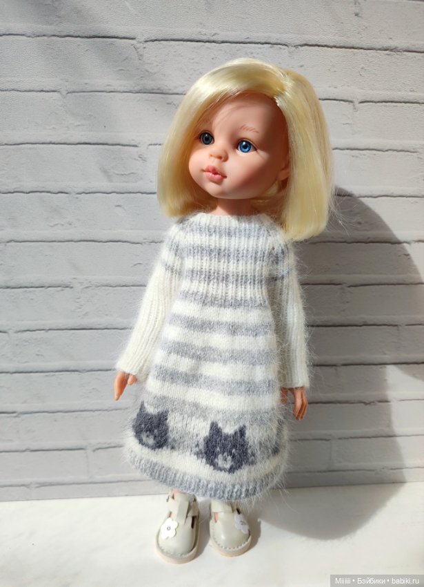 Платье Котики 2 для кукол Паола Рейна Paola Reina (фото 4)