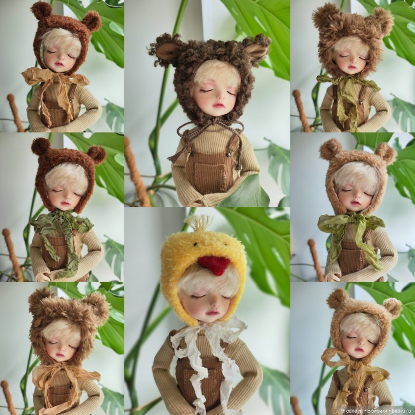 Шапочки — Аксессуары для BJD