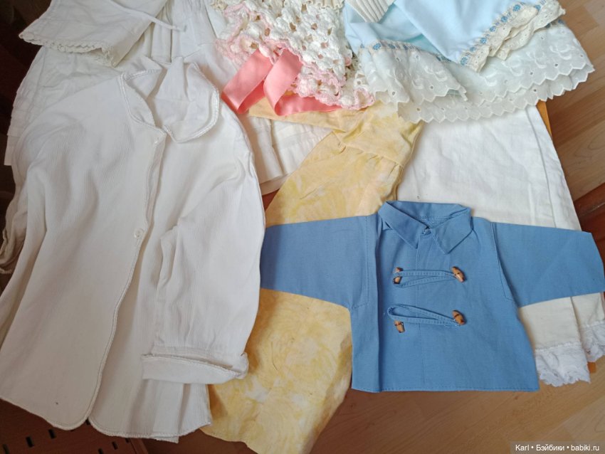 Одежда для винтажных кукол. 11 предметов (фото 3)