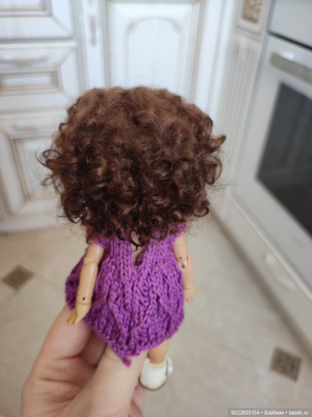 Продам очень красивый паричок из локонов козочки размер 5-6 (фото 4)