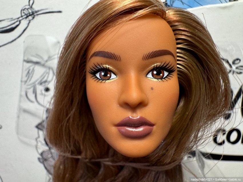 Голова Барби Нишель из конструктора №1 (2) (фото 3)