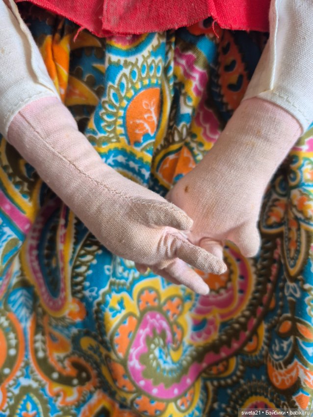 Кукла-грелка на чайник СССР