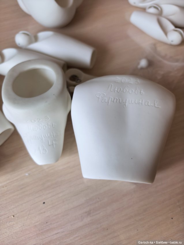 Фарфоровая заготовка для шарнирной куклы (фото 3)