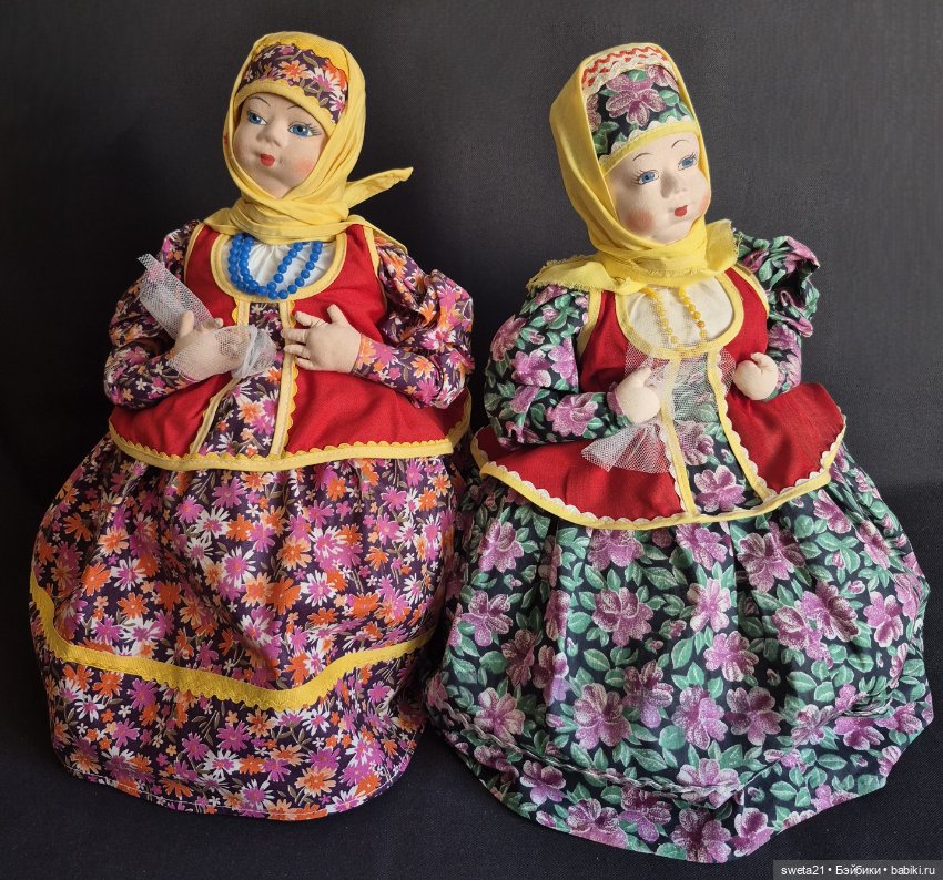 Кукла-грелка на чайник СССР