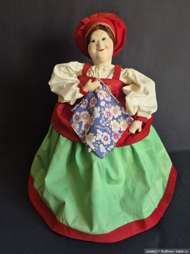 Кукла-грелка на чайник СССР