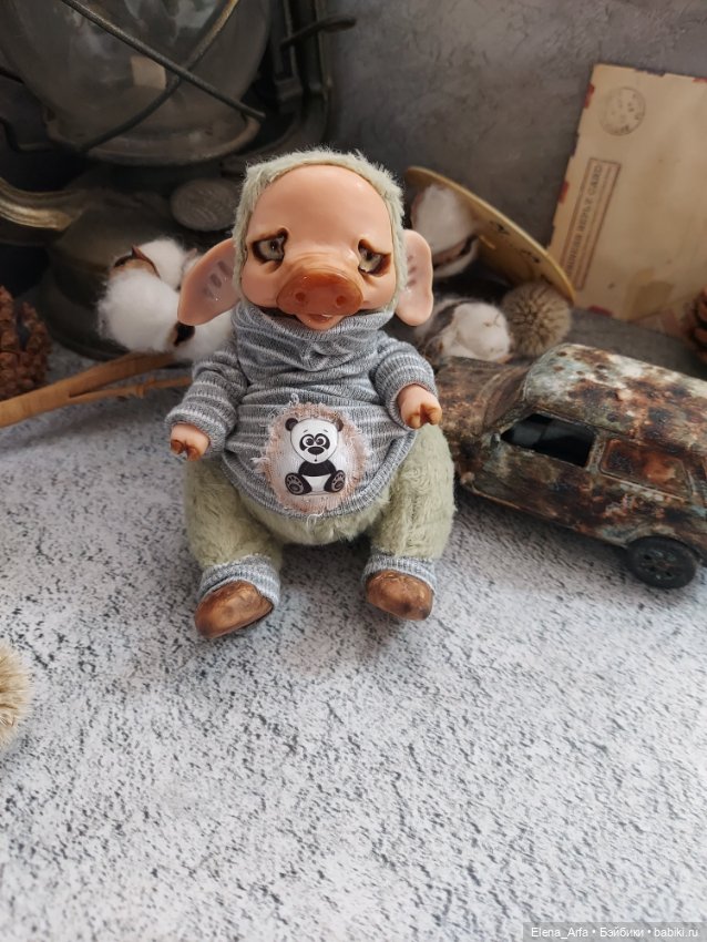 Хрюня — Авторские игрушки (фото 5)